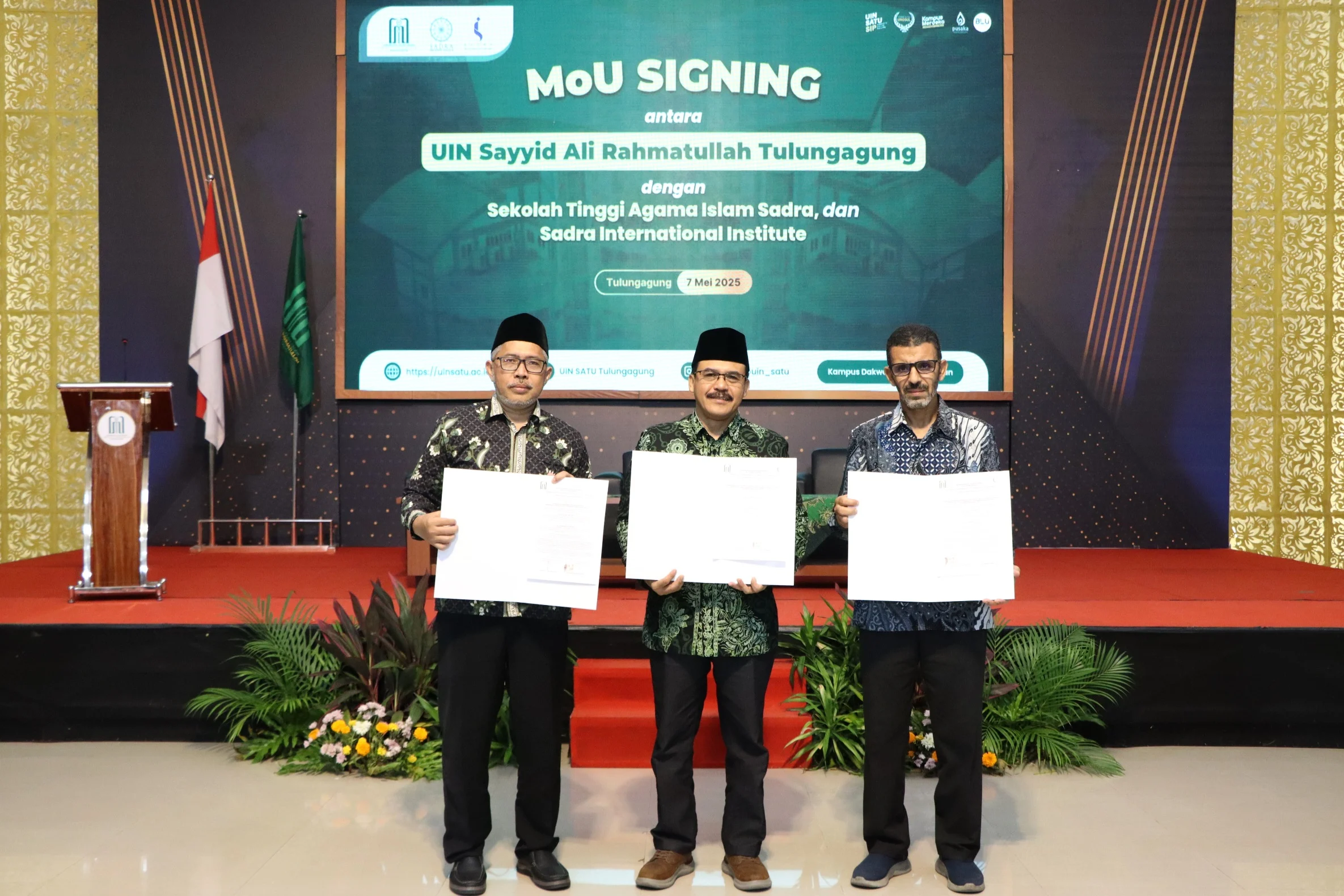 Sadra International Institute Jalin Kolaborasi Strategis dengan UIN Sayyid Ali Rahmatullah Tulungagung